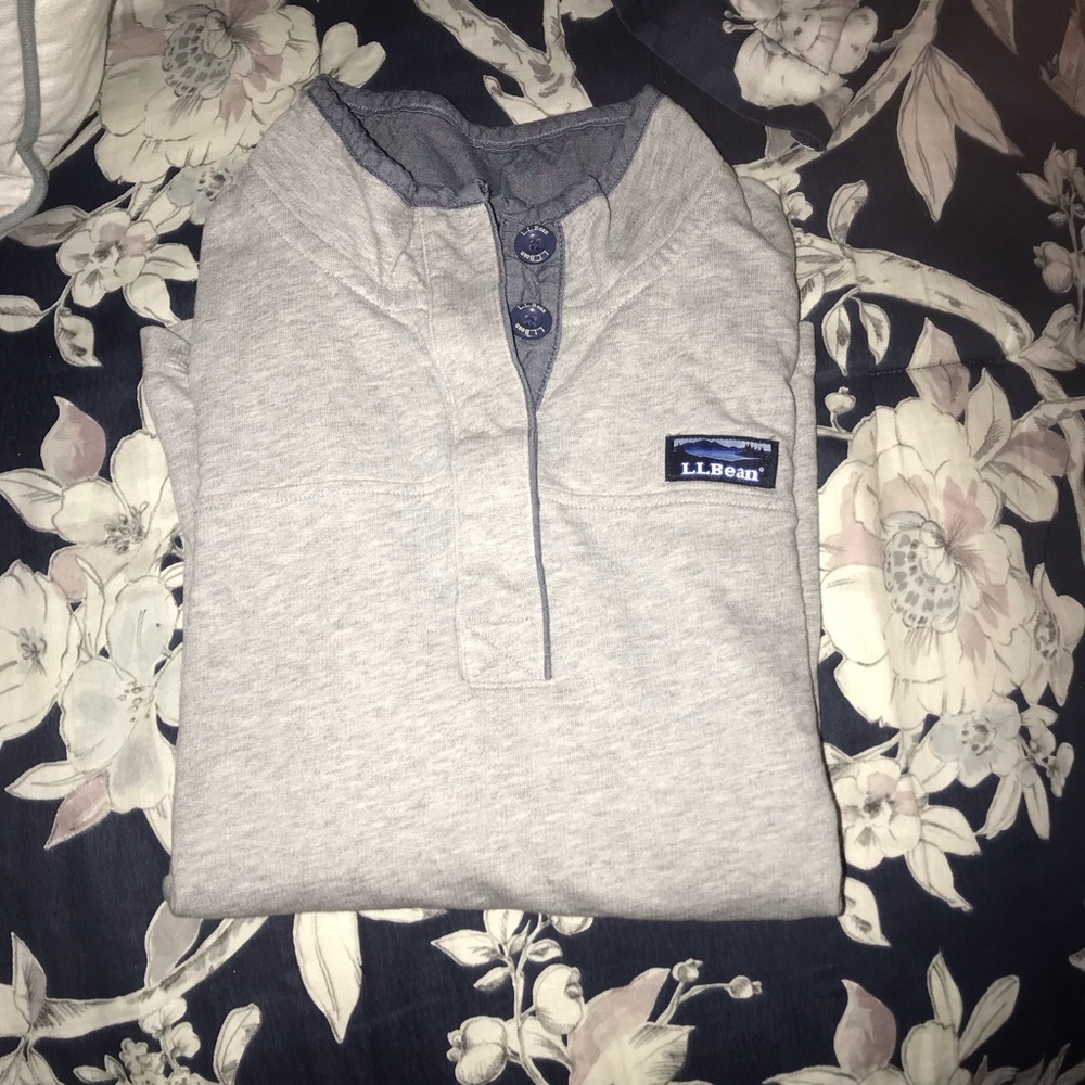 Soft Rugby Pullover Long Sleeve Light Heather Gray